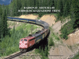radionav sistema di radiolocalizzazione treni