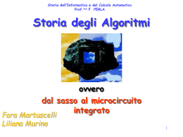 La Storia degli Algoritmi