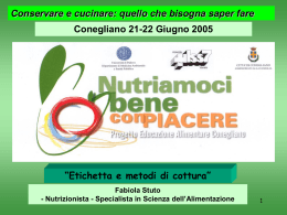 tecniche di cottura