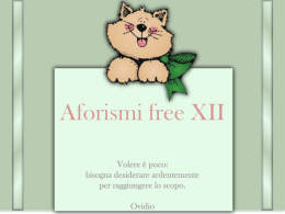 Aforismi free XII