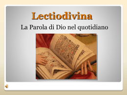 Lectio - Diocesi di Concordia