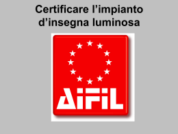 impianti di insegna luminosa