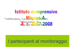 l monitoraggio - Istituto Comprensivo Misano Adriatico RN