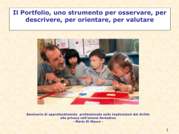 Diritto alla privacy nell`azione formativa