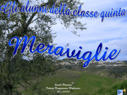 Meraviglie (poesie) pps