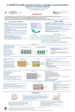 Poster realizzato per il convegno di
