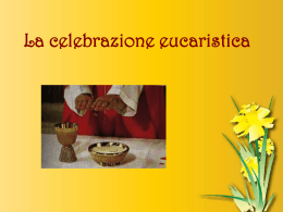 La celebrazione eucaristica