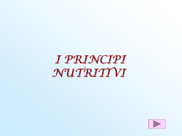 01 principi nutritivi