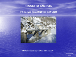 L`energia idroelettrica