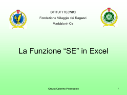 La Funzione &ldquo;SE&rdquo; in Excel