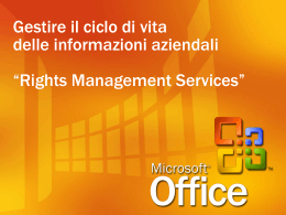Rights Management Services