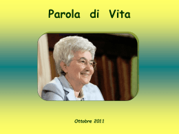 Parola di Vita - Ottobre 2011 - Santuario San Calogero Eremita