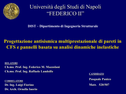 pres_Panico - Università di Napoli - Federico II