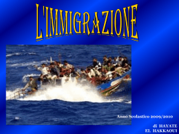L`immigrazione - Istituto Einaudi Lodi
