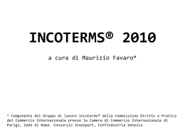 incoterms® 2010 - Confindustria Venezia Giulia