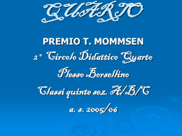 2005-2006 Concorso Premio Momsen Primaria Borsellino