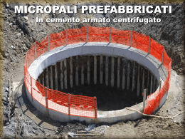 MICROPALI PREFABBRICATI