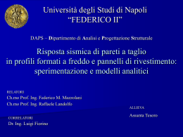 pres_Tesoro - Università di Napoli - Federico II