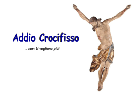 Addio Crocifisso