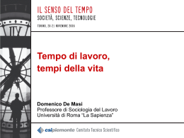 Slide Domenico De Masi