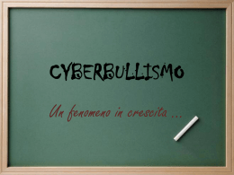 Cyberbullismo - scuola garibaldi