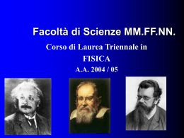Facoltà di Scienze M.F.N. - Università degli Studi di Messina