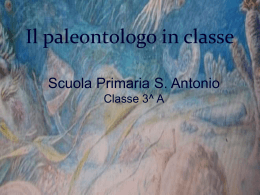 Il paleontologo in classe