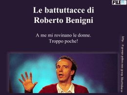 Omaggio a Roberto Benigni