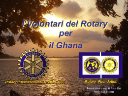 Rotary International Distretto 2100 – Rotary Foundation