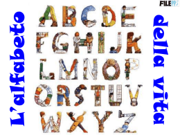 L`alfabeto della vita