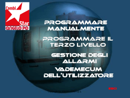 Torna al pannello comandi