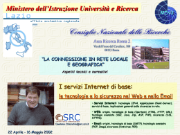 Tecnologie e sicurezza nel WEB