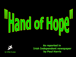 Hand of hope