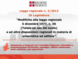 Legge regionale - Confartigianato Piemonte