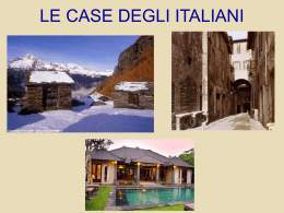 Le case degli italiani