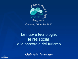 Powerpoint utilizzata nell`esposizione