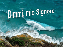 Dimmi mio Signore (Roberto Bignoli)