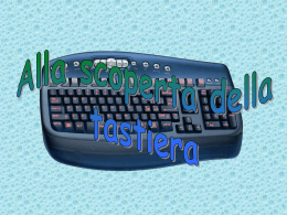 Scopriamo la tastiera