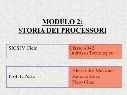 Storia dei processori