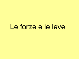 Le_forze_e_le_leve