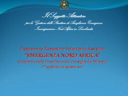 Presentazione del sistema di accoglienza in Lombardia a cura del