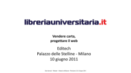 Vendere la carta, progettare il web