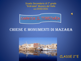 Chiese e monumenti di Mazara - Scuola Media Statale Giuseppe