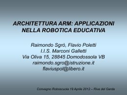 Presentazione Riva Del Garda 19 Aprile 2012