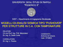 universita` degli studi di napoli - Universit&agrave; di Napoli