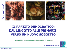 documento - HOME page Partito Democratico di Granarolo dell`Emilia