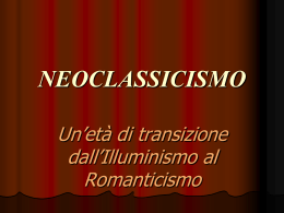 NEOCLASSICISMO - Collegio San Giuseppe