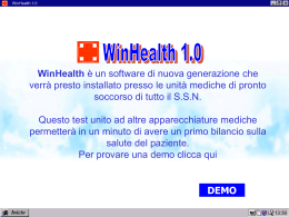 WinHealth 1.0 - Accademia di qualitologia