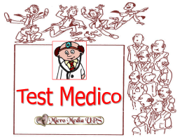 Test Medico - Basilicadisantamariasalome
