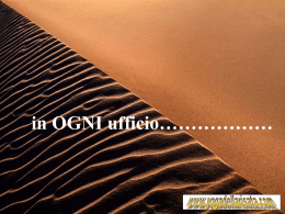 in OGNI ufficio............